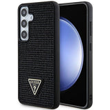 Guess Rhinestone Triangle case til Samsung Galaxy S24 - sort