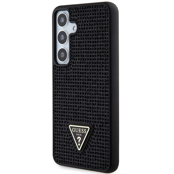 Guess Rhinestone Triangle case til Samsung Galaxy S24 - sort
