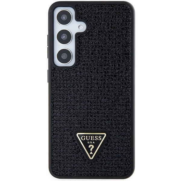 Guess Rhinestone Triangle case til Samsung Galaxy S24 - sort