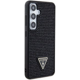Guess Rhinestone Triangle case til Samsung Galaxy S24 - sort