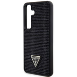 Guess Rhinestone Triangle case til Samsung Galaxy S24 - sort