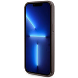 Guess 4G Printed Stripes MagSafe case til iPhone 15 Pro Max - brun