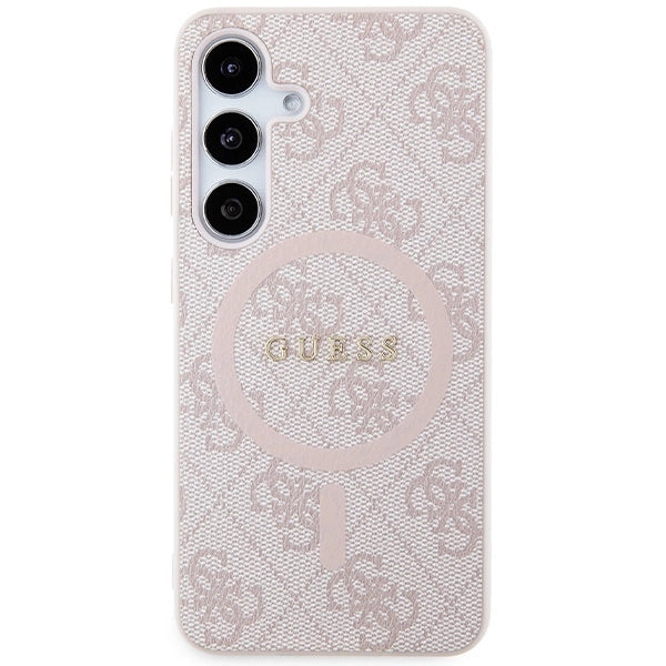 Guess 4G Collection MagSafe-foder for Samsung Galaxy S24 - Pink