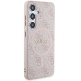 Guess 4G Collection MagSafe-foder for Samsung Galaxy S24 - Pink