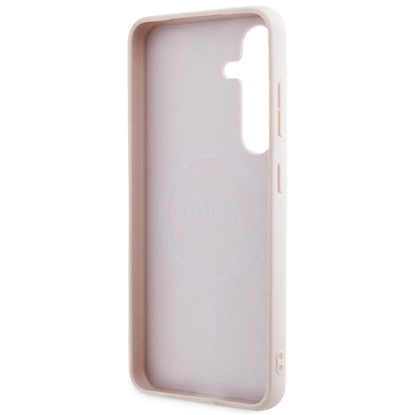 Guess 4G Collection MagSafe-foder for Samsung Galaxy S24 - Pink