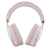 Guess GCube Metallic Script Logo Headphones - Pink