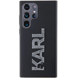 Karl Lagerfeld 3D Rubber Glitter Logo case for Samsung Galaxy S23 Ultra - black