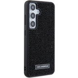 Karl Lagerfeld Rhinestone Metal Logo case for Samsung Galaxy S24+ - black