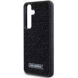 Karl Lagerfeld Rhinestone Metal Logo case for Samsung Galaxy S24+ - black
