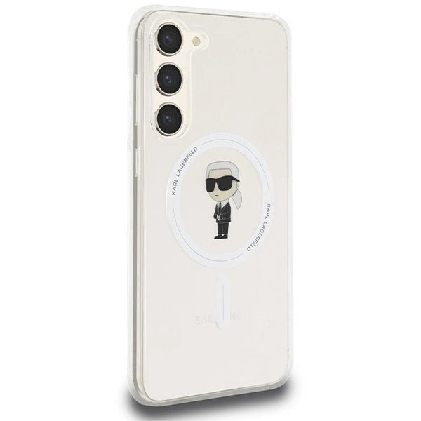 Karl Lagerfeld IML Ikonik MagSafe case for Samsung Galaxy S23+ - transparent