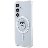 Karl Lagerfeld IML Choupette MagSafe case for Samsung Galaxy S24 - transparent