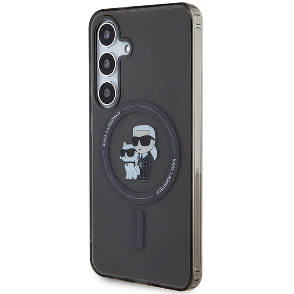 Karl Lagerfeld IML Karl&Choupette MagSafe case for Samsung Galaxy S24 - black