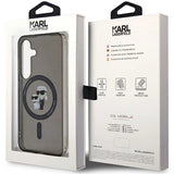 Karl Lagerfeld IML Karl&Choupette MagSafe case for Samsung Galaxy S24 - black
