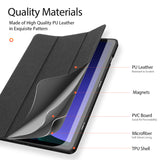 Dux Ducis Domo flip og smart sleep case til Samsung Galaxy Tab S9 - sort