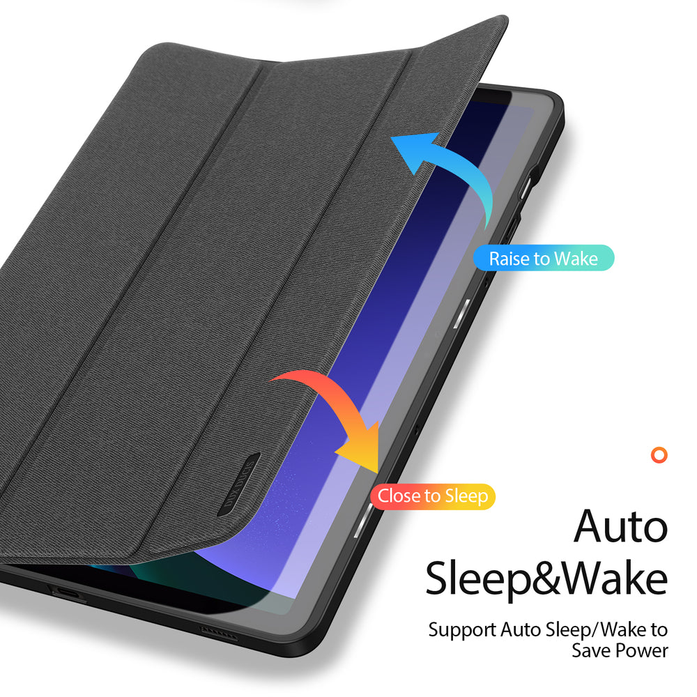 Dux Ducis Domo flip og smart sleep case til Samsung Galaxy Tab S9 - sort