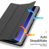 Dux Ducis Domo flip og smart sleep case til Samsung Galaxy Tab S9 - sort