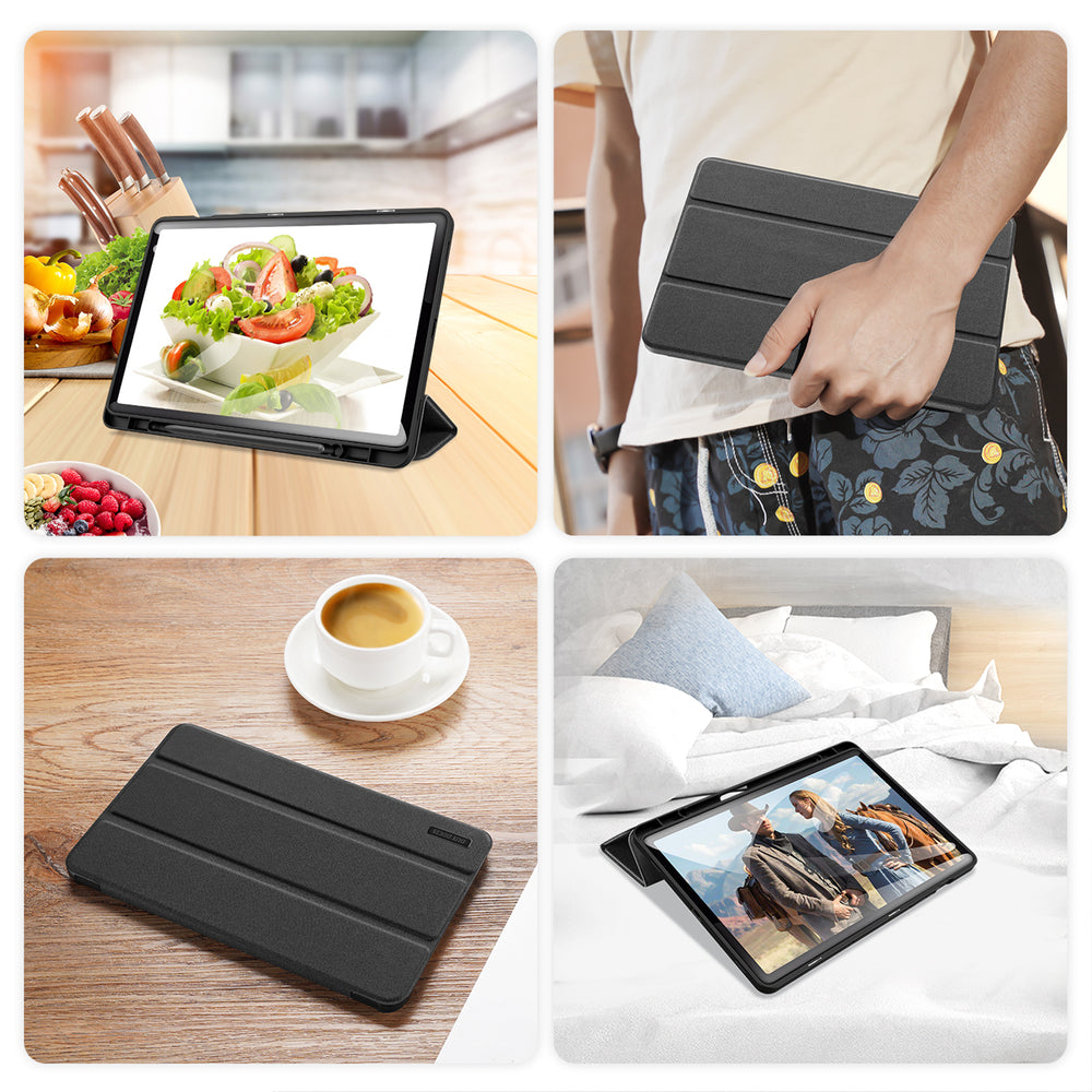 Dux Ducis Domo flip og smart sleep case til Samsung Galaxy Tab S9 - sort