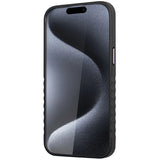 Audi Genuine Leather case med MagSafe til iPhone 15 Pro Max - sort og rød