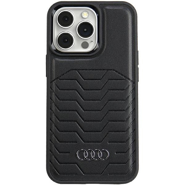 Audi syntetisk læderfoder med MagSafe til iPhone 13 Pro Max - sort