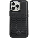 Audi syntetisk læderfoder med MagSafe til iPhone 13 Pro Max - sort