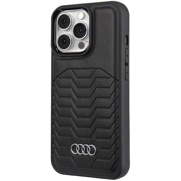Audi syntetisk læderfoder med MagSafe til iPhone 13 Pro Max - sort