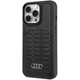 Audi syntetisk læderfoder med MagSafe til iPhone 13 Pro Max - sort