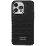 Audi syntetisk læderfoder med MagSafe til iPhone 14 Pro Max - sort