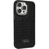 Audi syntetisk læderhylster med MagSafe til iPhone 15 Pro Max - sort