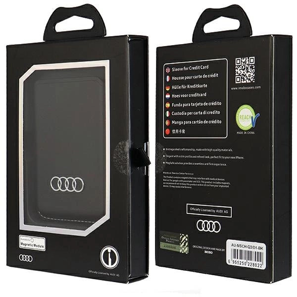 Audi Syntetisk Læder magnetpen compatible med MagSafe - sort