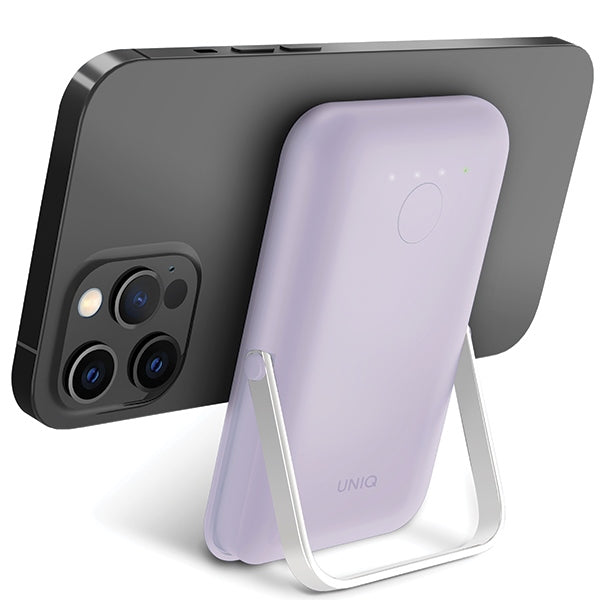 Powerbank Uniq Hoveo magnetisk 5000mAh USB-C 20W PD - lilla