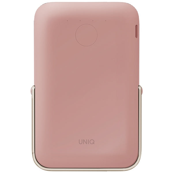 Powerbank Uniq Hoveo magnetisk 5000mAh USB-C 20W PD - lyserød