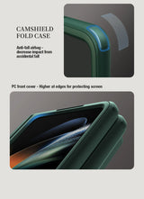 Nillkin CamShield Fold Case til Samsung Galaxy Z Fold 5 med ekstra stylus holder - sort