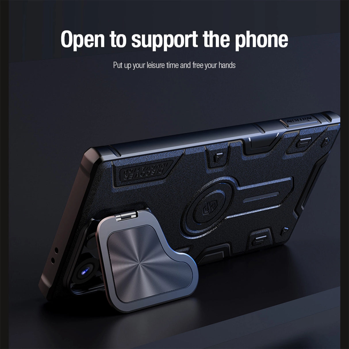 Nillkin CamShield Armor Prop Case til Samsung Galaxy S24 Ultra - sort