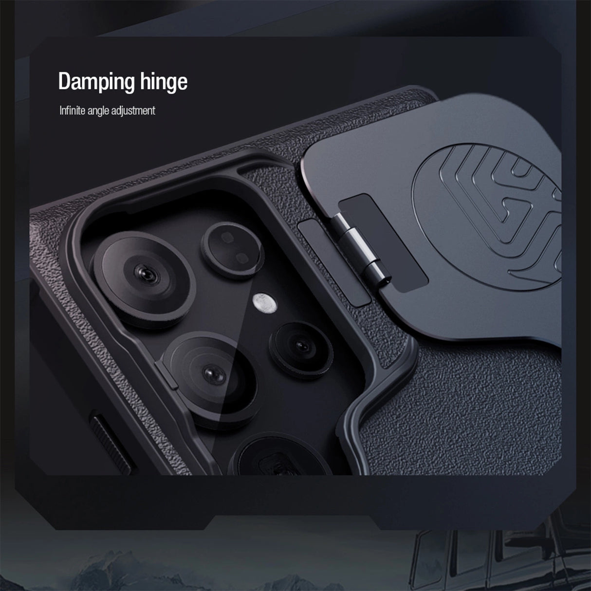 Nillkin CamShield Armor Prop Case til Samsung Galaxy S24 Ultra - sort
