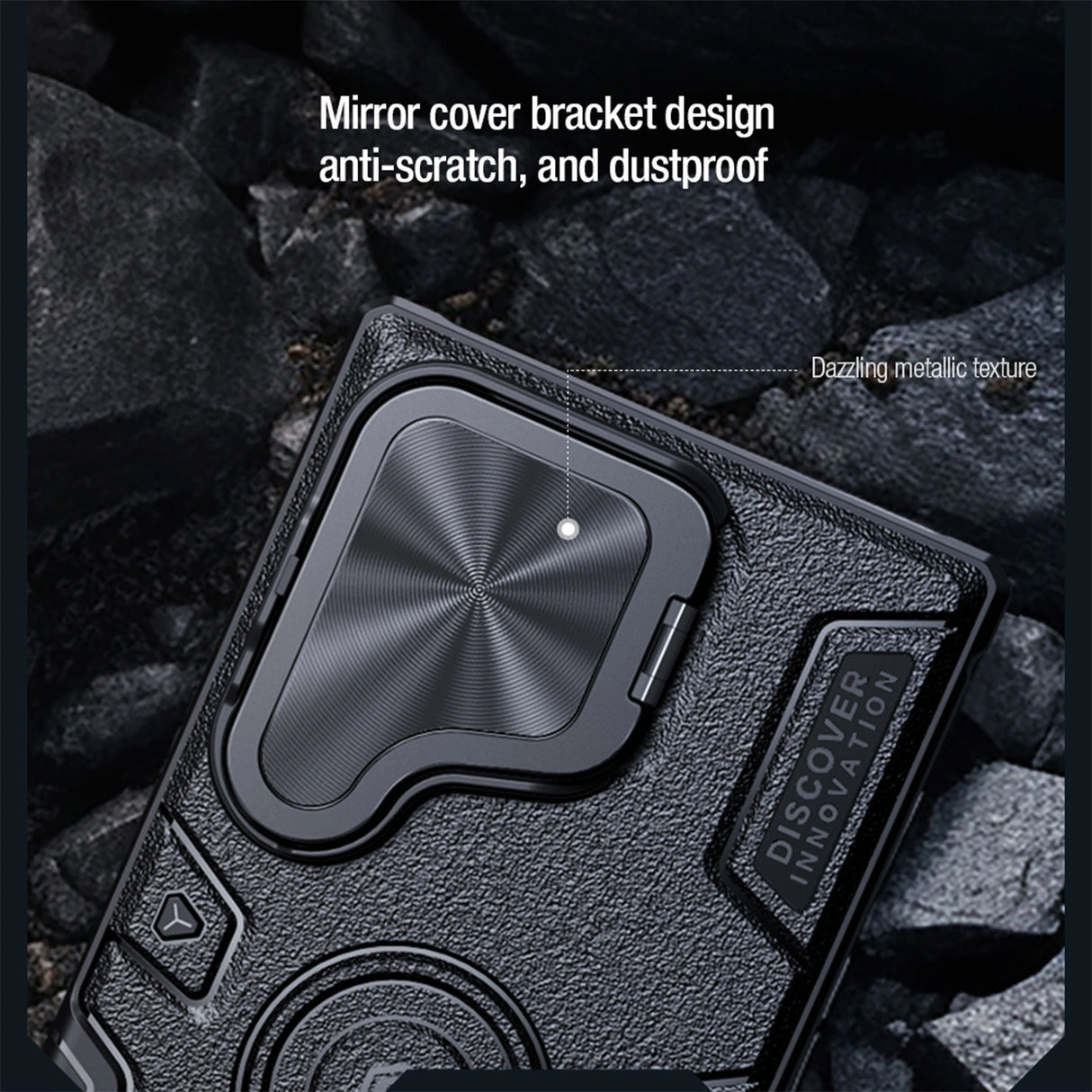 Nillkin CamShield Armor Prop Case til Samsung Galaxy S24 Ultra - sort