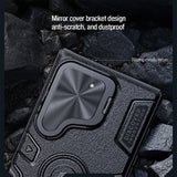 Nillkin CamShield Armor Prop Case til Samsung Galaxy S24 Ultra - sort