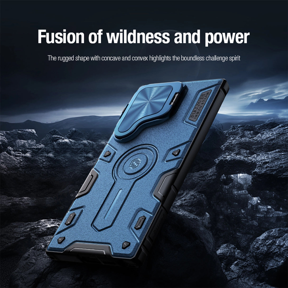 Nillkin CamShield Armor Prop Case til Samsung Galaxy S24 Ultra - sort