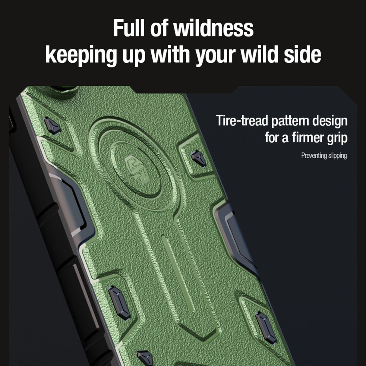 Nillkin CamShield Armor Prop Case til Samsung Galaxy S24 Ultra - sort