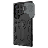 Nillkin CamShield Armor Prop Case til Samsung Galaxy S24 Ultra - sort