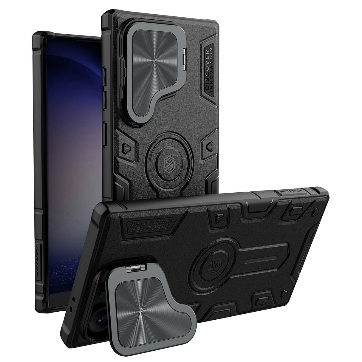 Nillkin CamShield Armor Prop Case til Samsung Galaxy S24 Ultra - sort