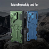 Nillkin CamShield Armor Prop Case til Samsung Galaxy S24 Ultra - sort