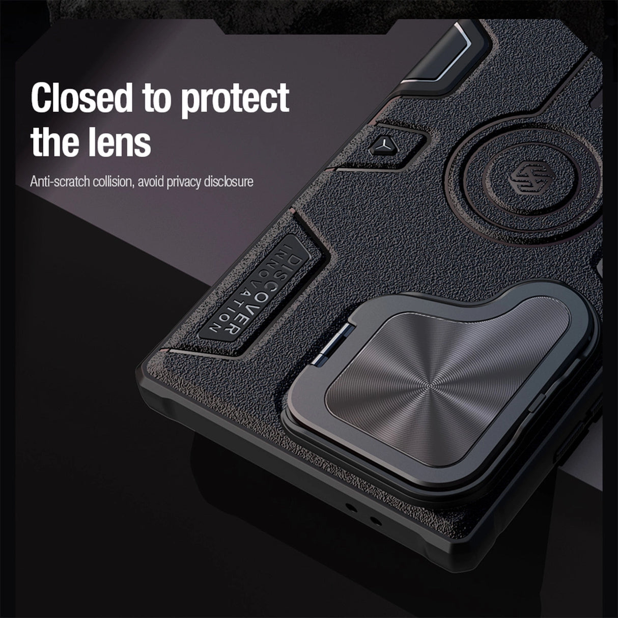 Nillkin CamShield Armor Prop Case til Samsung Galaxy S24 Ultra - sort