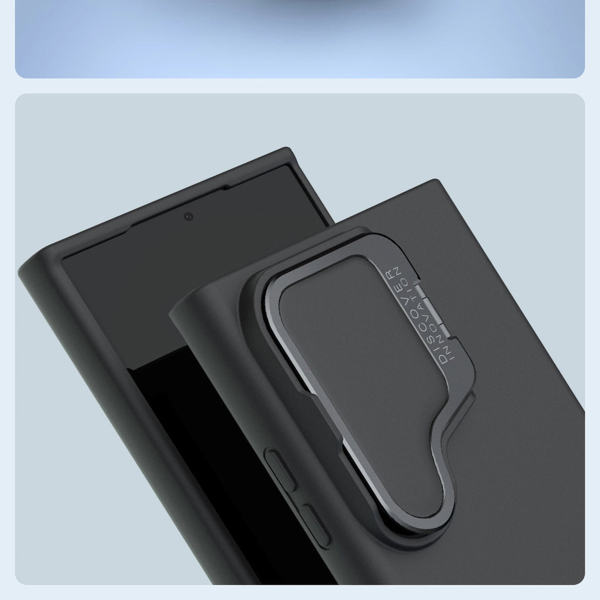 Nillkin CamShield Silky Prop Silicone Case til Samsung Galaxy S24 Ultra - sort