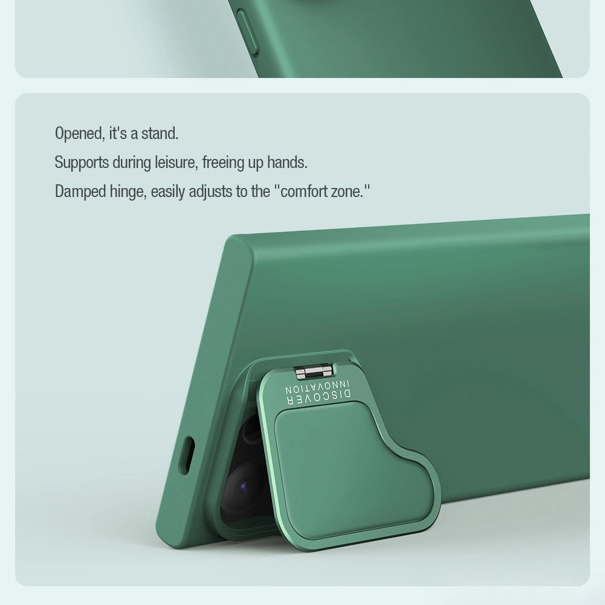 Nillkin CamShield Silky Prop Silicone Case til Samsung Galaxy S24 Ultra - sort