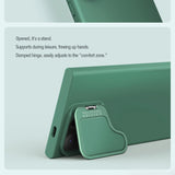 Nillkin CamShield Silky Prop Silicone Case til Samsung Galaxy S24 Ultra - sort
