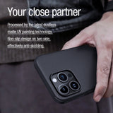 Nillkin Super Frosted Shield Pro Magnetisk Case til iPhone 15 Pro Max - sort