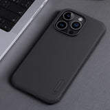 Nillkin Super Frosted Shield Pro Magnetisk Case til iPhone 15 Pro Max - sort