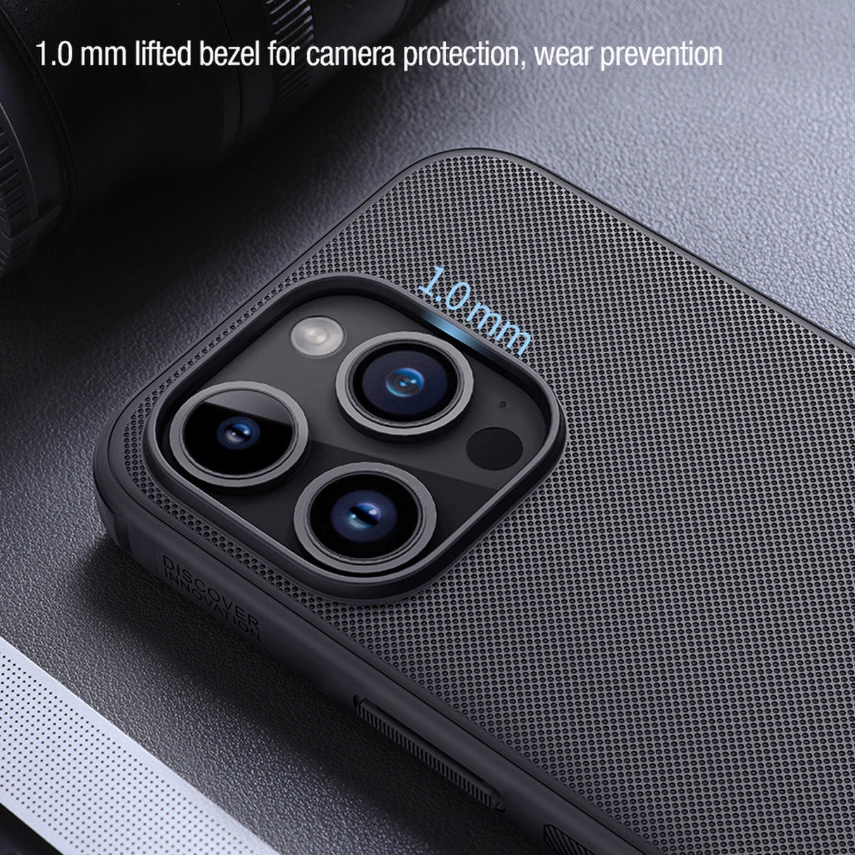 Nillkin Super Frosted Shield Pro Magnetisk Case til iPhone 15 Pro Max - sort