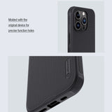 Nillkin Super Frosted Shield Pro Magnetisk Case til iPhone 15 Pro Max - sort