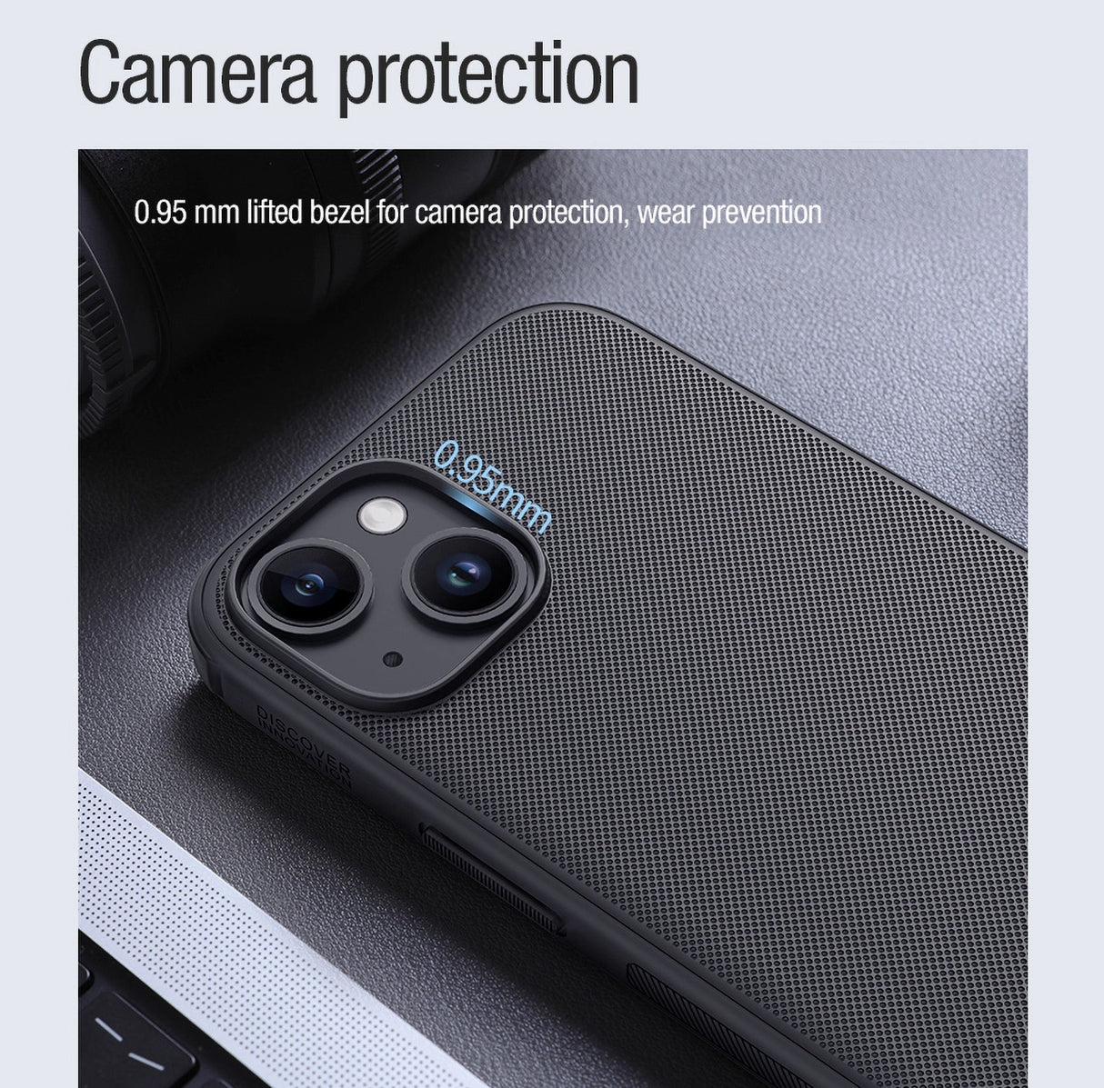 Nillkin Super Frosted Shield Pro Magnetisk Case til iPhone 15 - sort